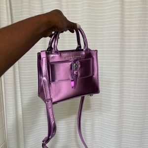 Brandon blackwood metallic purple kuei bag